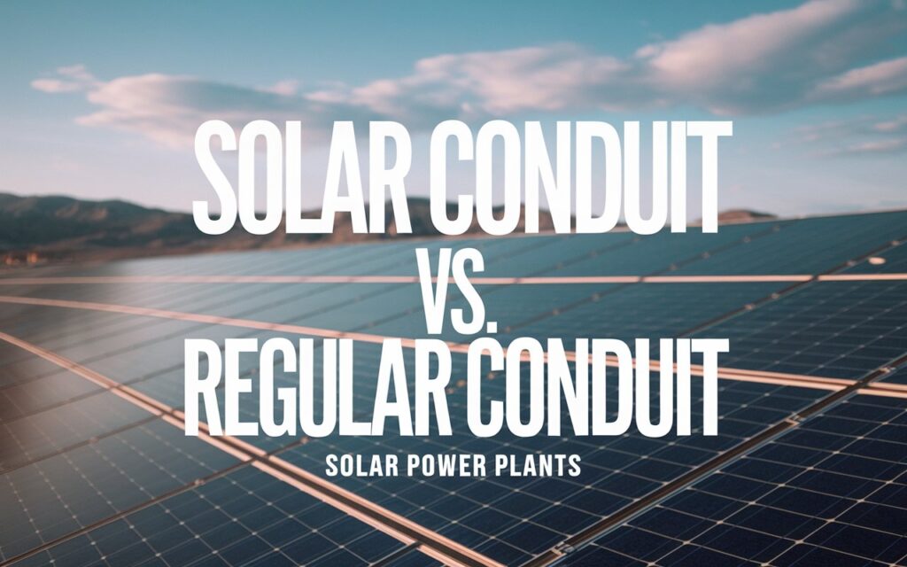 Solar Conduit vs. Regular Electrical Conduit What is the Difference