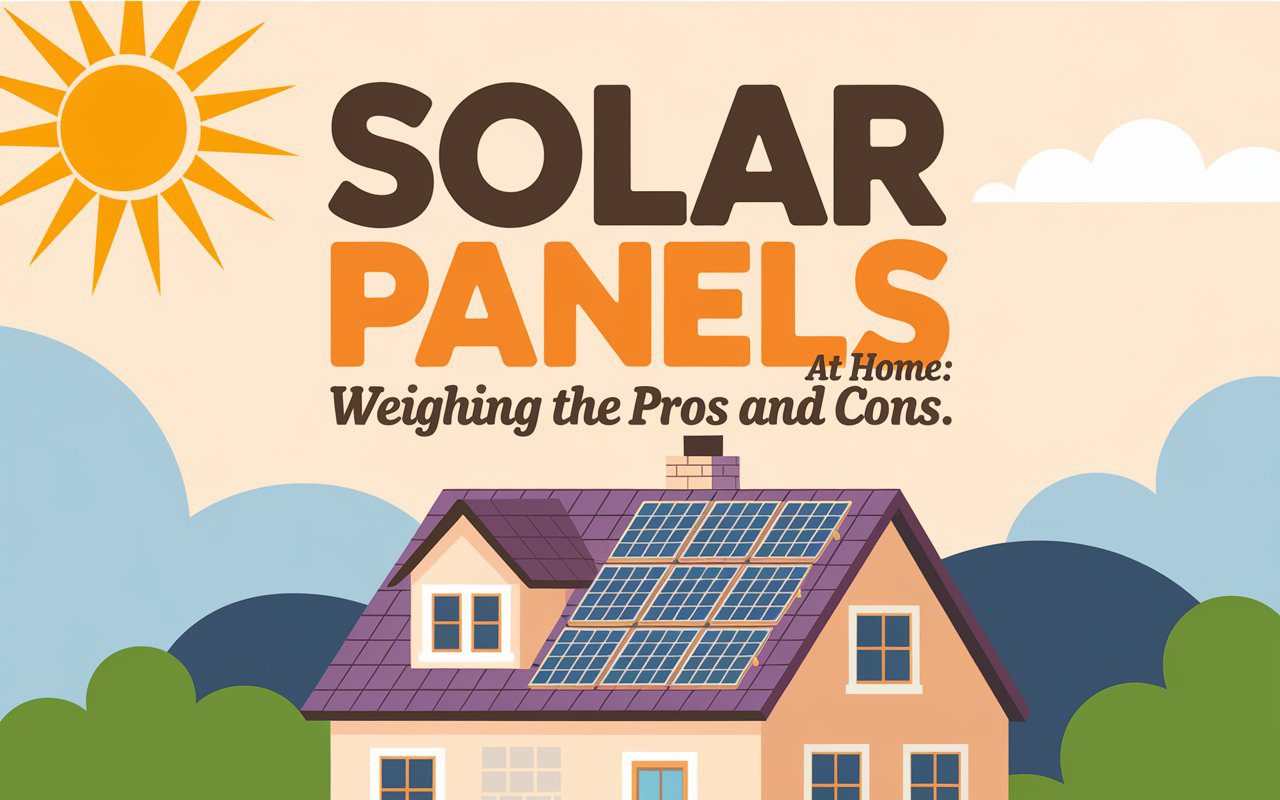 Solar Panels at Home Weighing the Pros and Cons