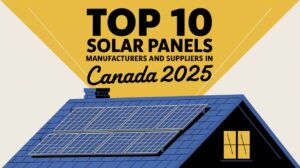 Top 10 Solar Panels Manufacturers and Suppliers in Canada 2025