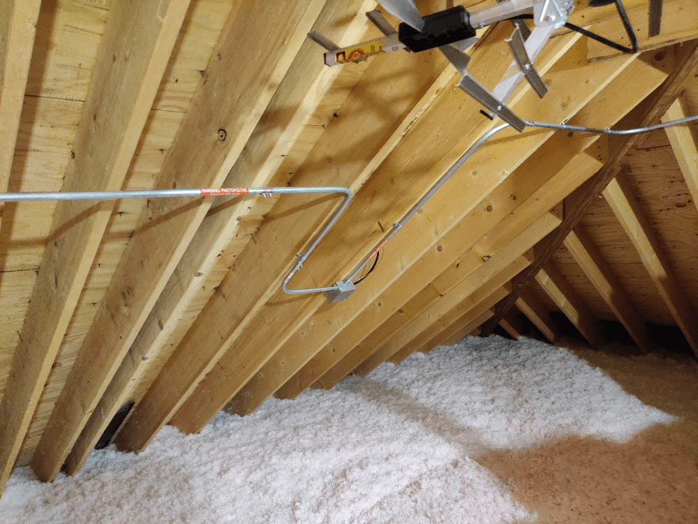 internal-conduit-run through attic