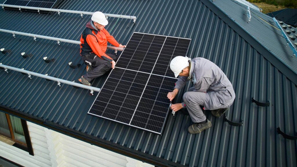 solar-panel-at- home-installation