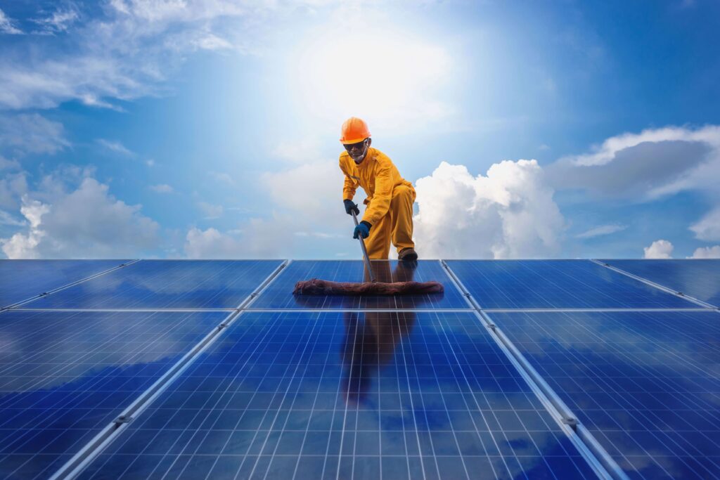 solar-panel-cleaning 