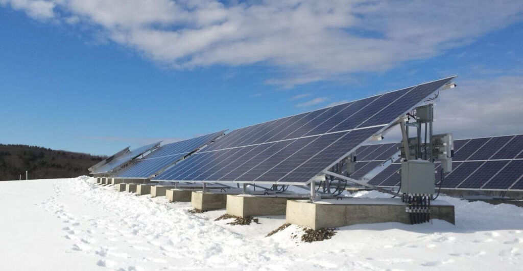 Solar Panel Design for Snowy Conditions Angle and Albedo Effect