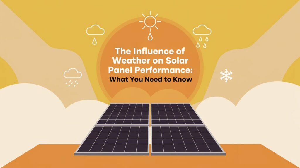 The Influence of Weather on Solar Panel Performance What You Need to Know